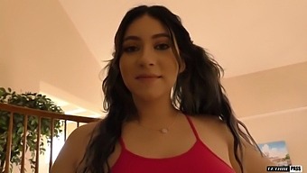 Amilia Onyx'S Seductive Performance For White Male Couple In Hd