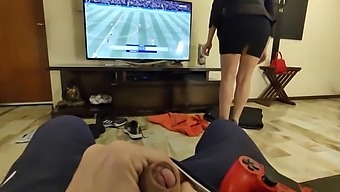 Zarah Milf Seduces And Fucks Stepson In A Game Of Roleplay