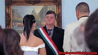 European Bride Gets Submissive In Bdsm After Wedding