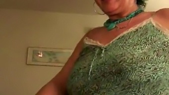 Old And Young Couple Enjoy Granny Facial