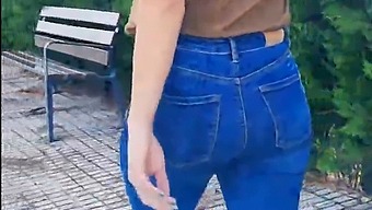 The Hottest Stroll On The Street Without A Bra