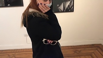 Exploring The World Of Pleasure With A Vibrator In An Art Gallery
