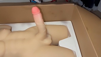 Teen Rides Male Sex Doll With Natural Tits