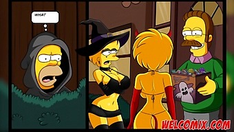 Welcome To A Special Halloween Edition Of Simptoons, The Only Simpsons Porn Site.