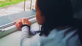 Intense Anal Sex By The Window Followed By Facial Ejaculation