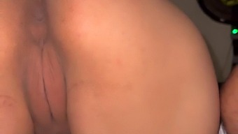 Teen Girlfriend Assumes Doggy Style Position To Reveal Her Naked Body And Genitalia