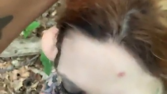 Pov View Of A Wild Forest Encounter With A Beautiful Woman Begging For Pleasure
