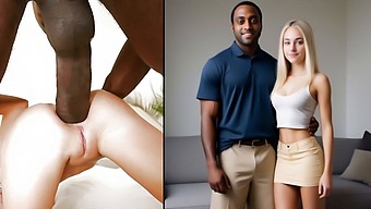 A Black Man Pleasures My Lovely Wife'S Derriere (Buttocks)