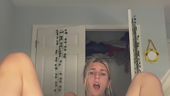Innocent 18-Year-Old Caught Solo Fingering Herself At Home