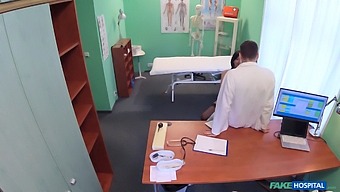 Married Woman Has Sex With Her Doctor Immediately After Her Husband Leaves The House – Fake Hospital